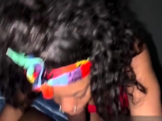 Amateur chick and her blowjob talent