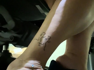 Amateur striptease and Solo masturbation