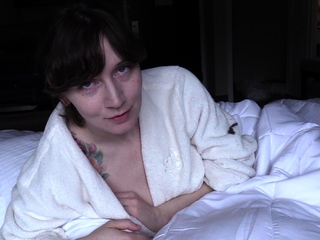 Amateur striptease and Solo masturbation