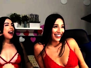 Arousing brunette amateur babe with a