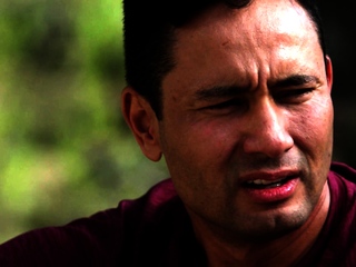 Bareback cock fucks shemale slut from behind