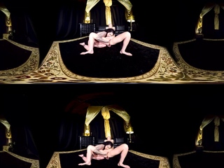 Busty inked brunette gets her pussy licked