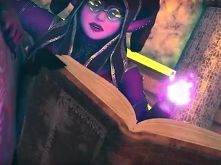 Hot 3D redhead licking a pussy while getting fucked