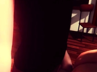 Hot 3D redhead licking a pussy while getting fucked