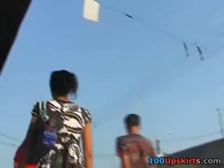 Hot accidental upskirt spied for you