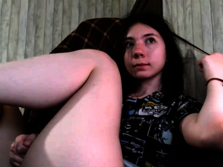 Jessy funny amateur teen brunette toying