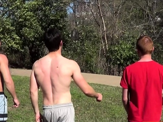 JockBreeders Muscle studs stop workout to fuck Logan Cage