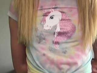 Little bdsm blonde gags