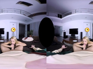 Perfect blonde drives hard sausage