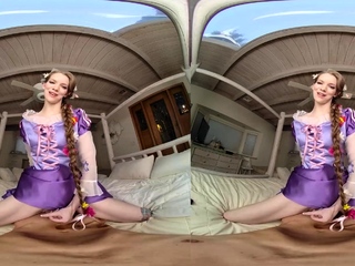 Rapunzel teases you with her hot pussy