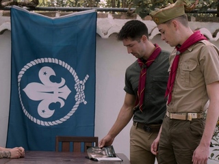 ScoutBoys Two cute scouts seduced by sexy hung scoutmaster