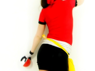 Sexy teen ebony solo toy masturbation