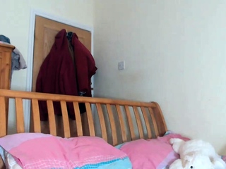 Small tit girl Georgia Jones masturbating in panties