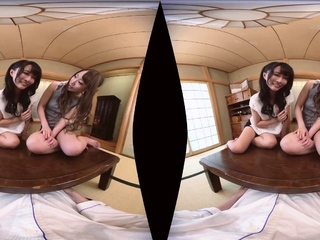 Two stunning babes rubbing each other pussy