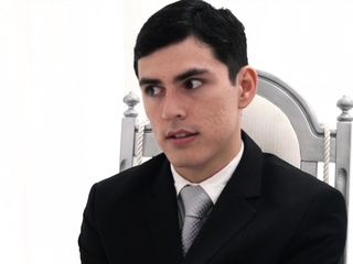 Uniformed mormon teen jerked