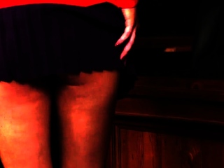 Voyeur CFNM college GF teases professor