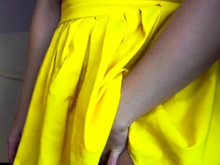 Webcam busty blonde stripped covered by oil anal masturbate