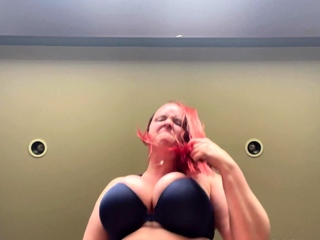 Amateur striptease and Solo masturbation