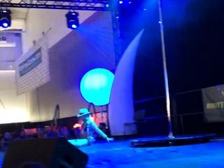 Amateur striptease and Solo masturbation