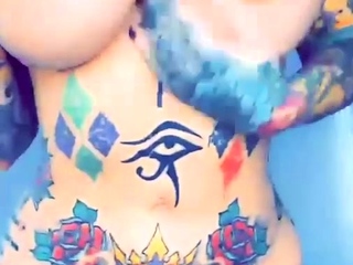 Amateur striptease and Solo masturbation