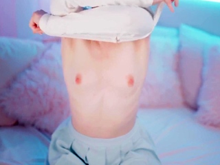 blonde teen pregnant girl has her pussy masturbated