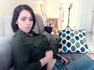 Brunette babe chelsea french solo masturbation