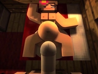 Brunette is shafted in a 3D fucking