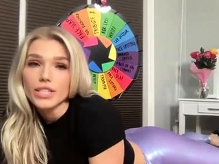 Cute blonde teen solo