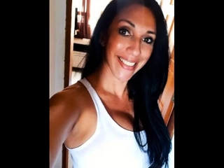 Cute curly brunette solo webcam masturbation