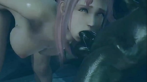 Cute young girl and bat monster – Hentai 3d 18