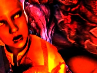 Foxy 3D Superwoman bounces up and down on a cock