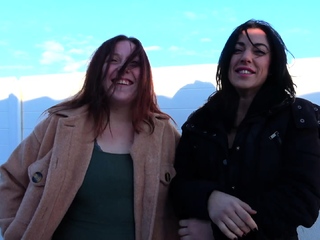 Lilly, first lesbian sex, and hot threesome