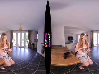 Pussy toying busty high heeled stunner solo pov masturbation