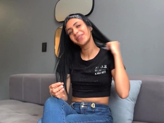 Tight Latina 18yo Halloween Casting Sex Tape