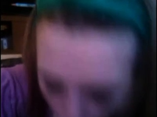 Young BBW giving a sensual blowjob