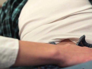 Cheating teen in college uniform fucked behind BFs back