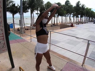 Cute Thai amateur teen with a boyfriend