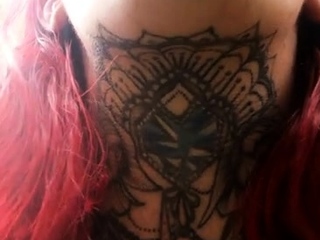 Czech amateur bangs outdoor pov