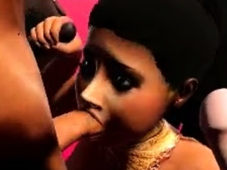 Horny 3D punk rock stud getting fucked hard anally