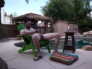 Solo masturbation and gay climax