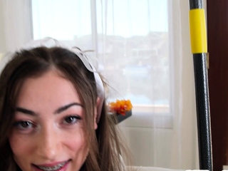 Stepbro caught and fucked horny stepsis