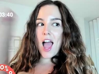 Amateur striptease and Solo masturbation